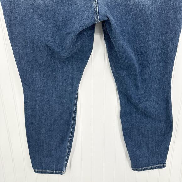 Judy Blue Jeans Womens 22W Skinny High Rise Blue Stretch Denim Button Fly - Picture 6 of 13